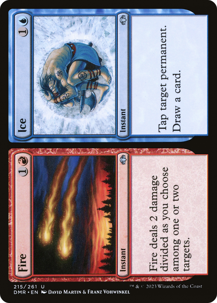 Fire // Ice [Dominaria Remastered] Magic: The Gathering