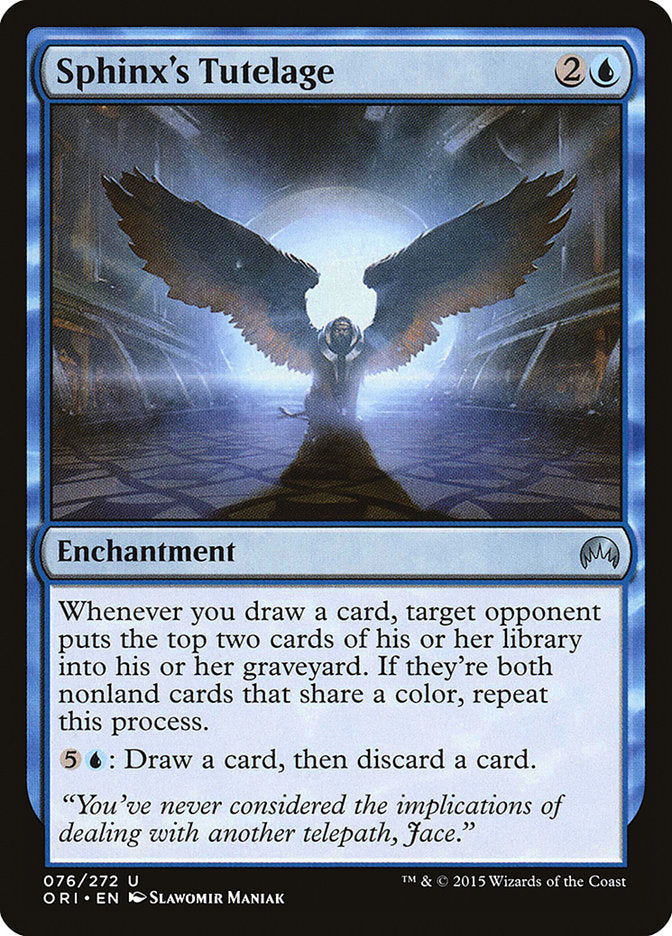 Sphinx's Tutelage [Magic Origins] Magic: The Gathering