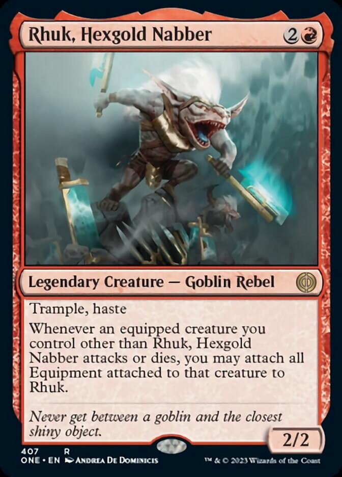 Rhuk, Hexgold Nabber [Phyrexia: All Will Be One] Magic: The Gathering