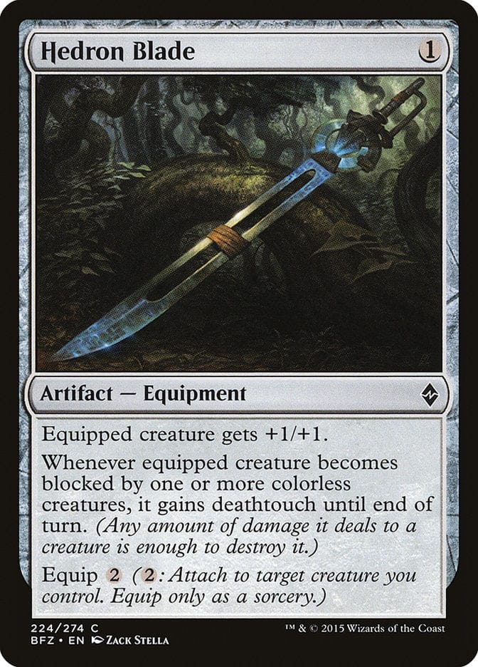 Hedron Blade [Battle for Zendikar] Magic: The Gathering
