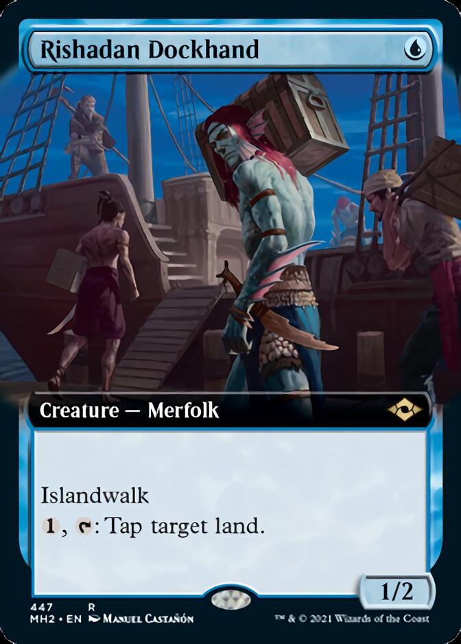 Rishadan Dockhand (Extended Art) [Modern Horizons 2] Magic: The Gathering