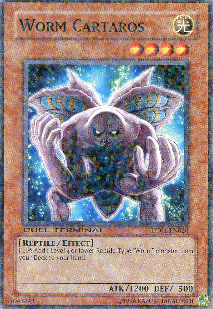 Worm Cartaros [DT01-EN028] Parallel Rare Yu-Gi-Oh!