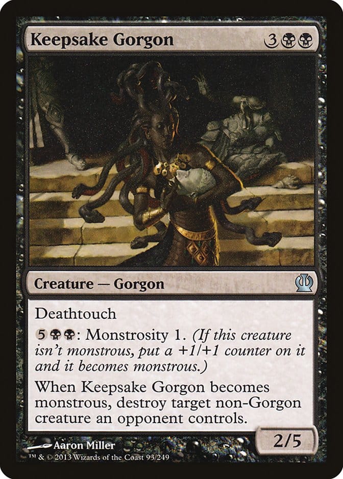 Keepsake Gorgon [Theros] Magic: The Gathering