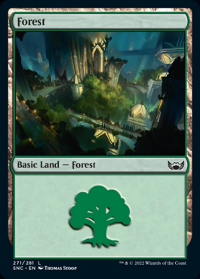 Forest (271) [Streets of New Capenna] Magic: The Gathering