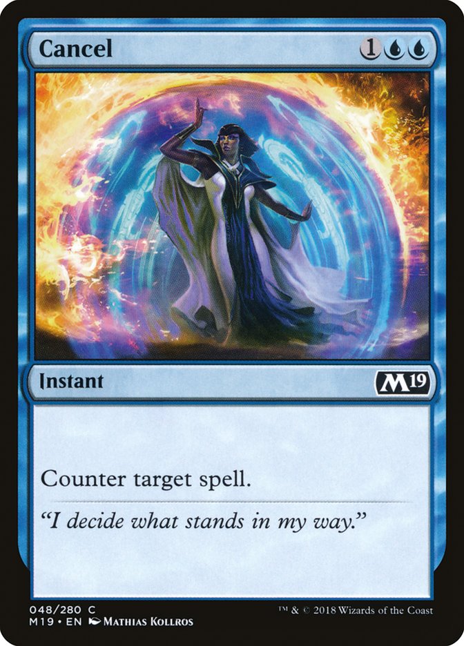 Cancel [Core Set 2019] Magic: The Gathering