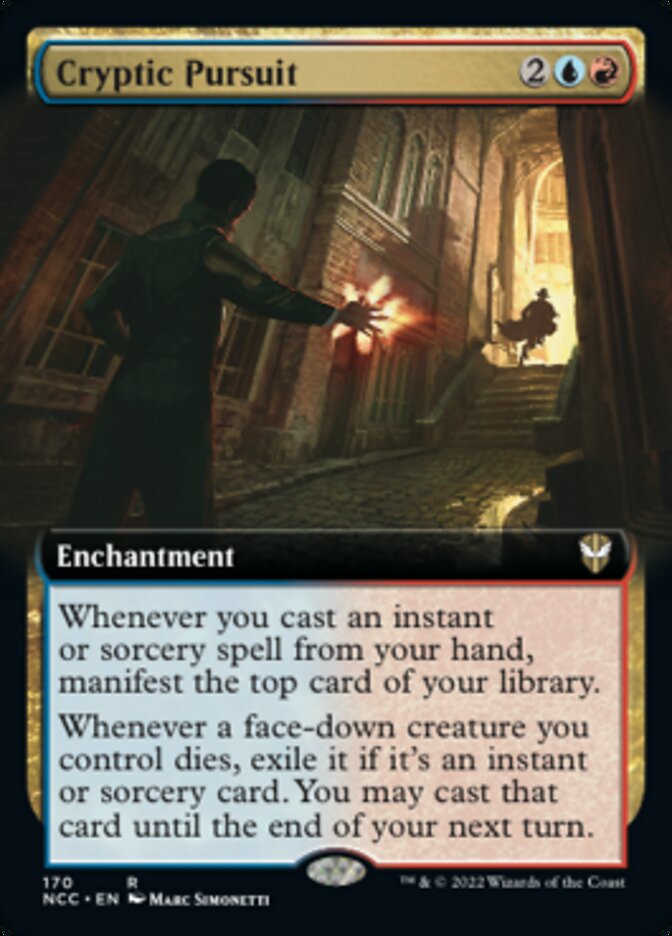 Cryptic Pursuit (Extended Art) [Streets of New Capenna Commander] Magic: The Gathering