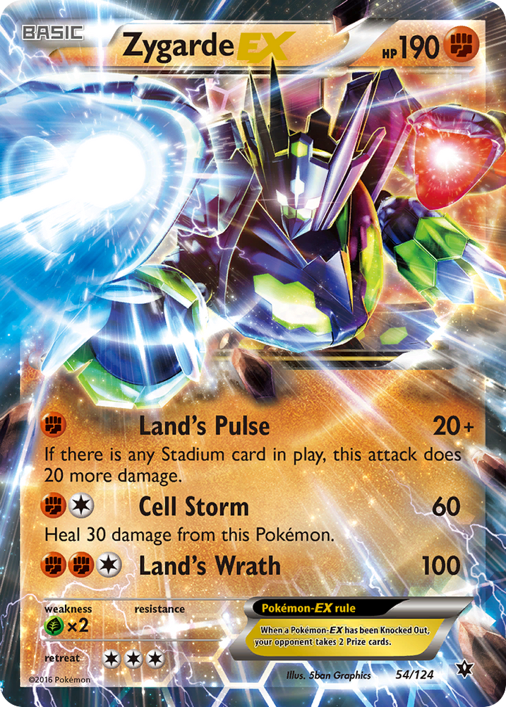 Zygarde EX (54/124) [XY: Fates Collide] Pokémon