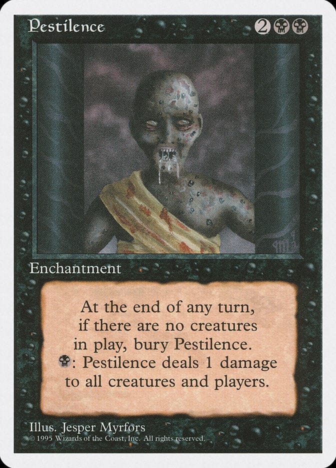 Pestilence [Fourth Edition] Magic: The Gathering