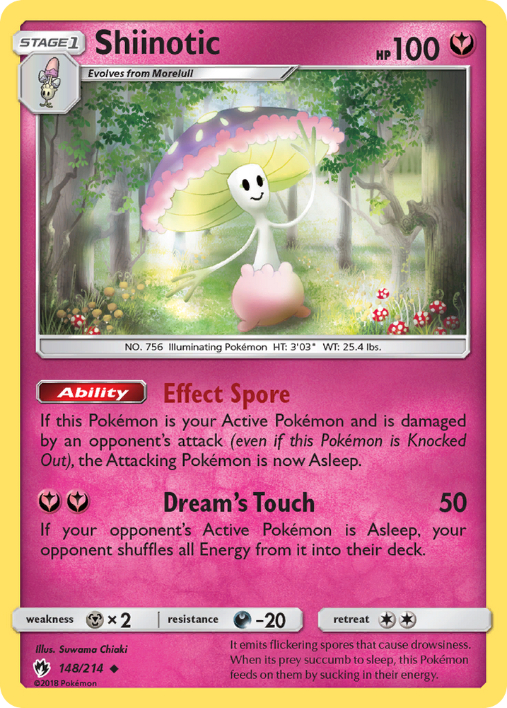 Shiinotic (148/214) [Sun & Moon: Lost Thunder] Pokémon