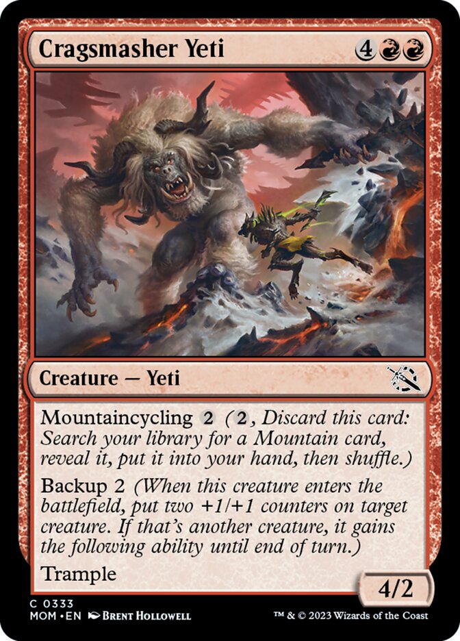 Cragsmasher Yeti [March of the Machine] Magic: The Gathering