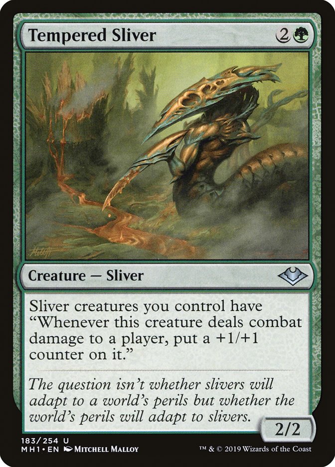 Tempered Sliver [Modern Horizons] Magic: The Gathering