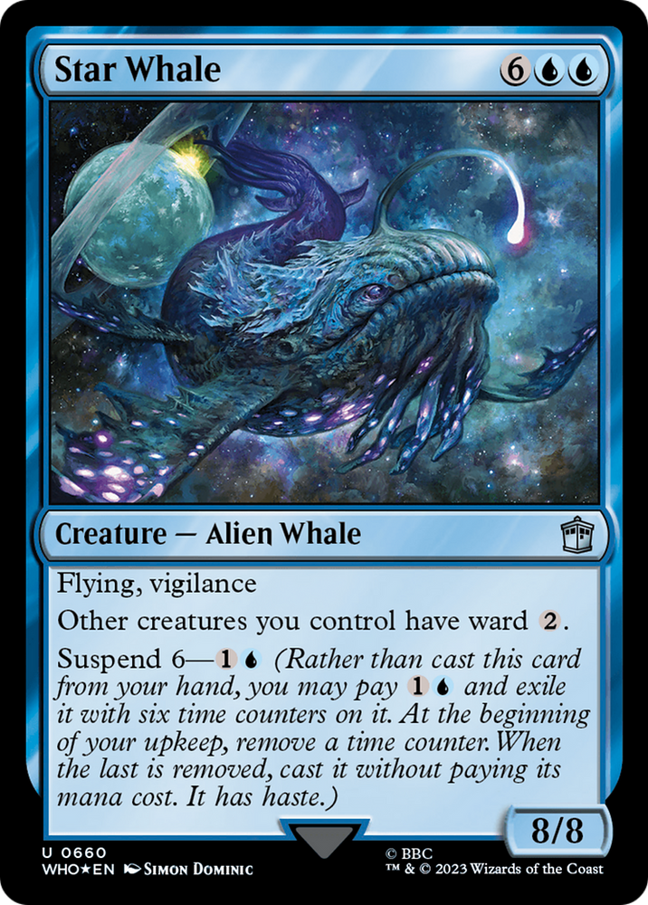 Star Whale (Surge Foil) [Doctor Who] Magic: The Gathering