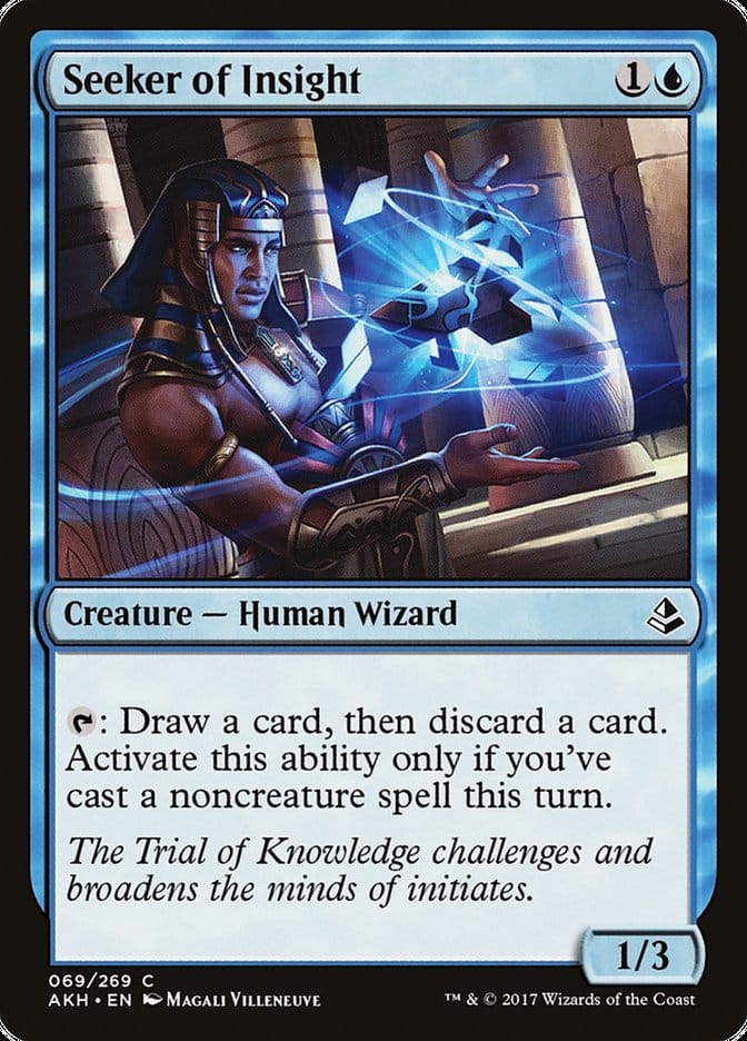 Seeker of Insight [Amonkhet] Magic: The Gathering