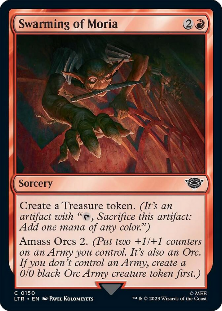 Swarming of Moria [The Lord of the Rings: Tales of Middle-Earth] Magic: The Gathering