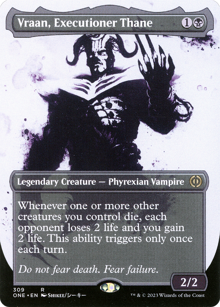 Vraan, Executioner Thane (Borderless Ichor) [Phyrexia: All Will Be One] Magic: The Gathering