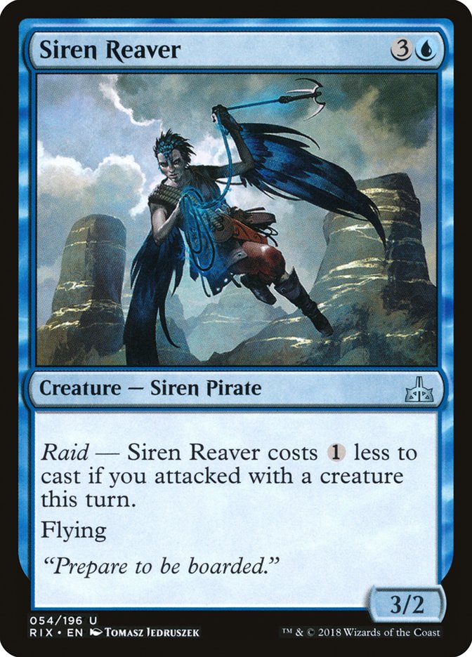 Siren Reaver [Rivals of Ixalan] Magic: The Gathering
