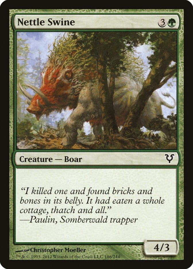 Nettle Swine [Avacyn Restored] Magic: The Gathering
