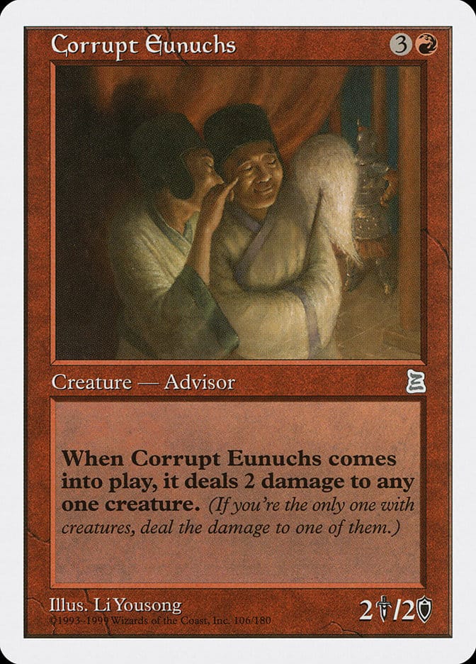 Corrupt Eunuchs [Portal Three Kingdoms] Magic: The Gathering