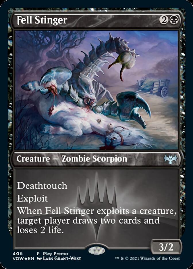 Fell Stinger (Play Promo) [Innistrad: Crimson Vow] Magic: The Gathering