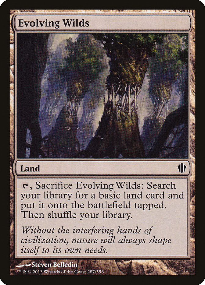 Evolving Wilds [Commander 2013] Magic: The Gathering