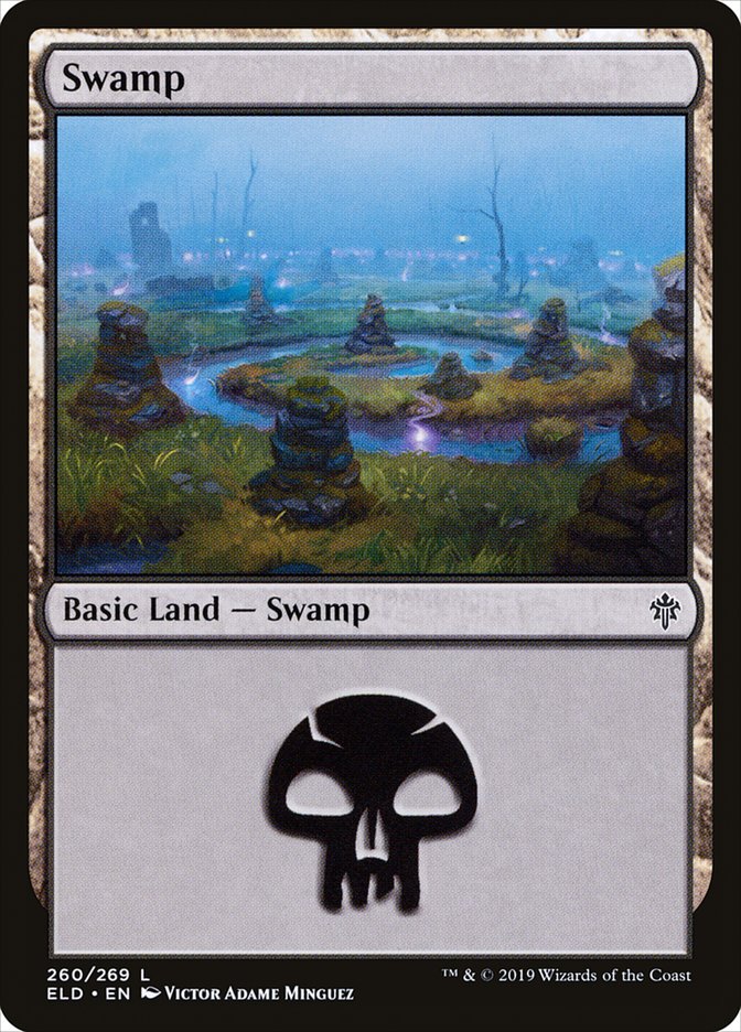 Swamp (260) [Throne of Eldraine] Magic: The Gathering