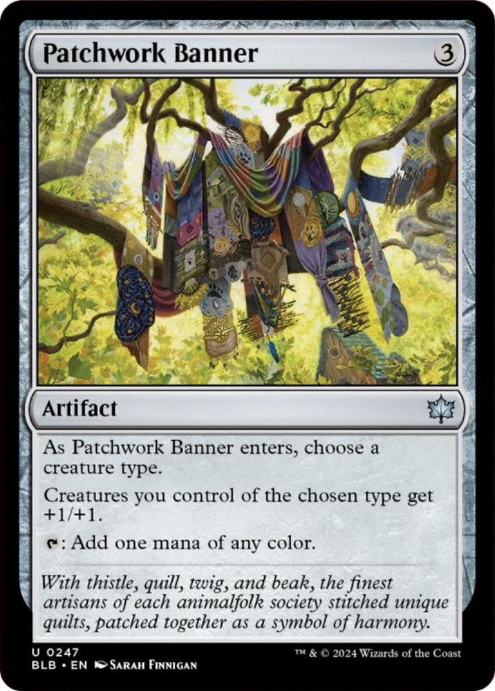 Patchwork Banner [Bloomburrow] Magic: The Gathering