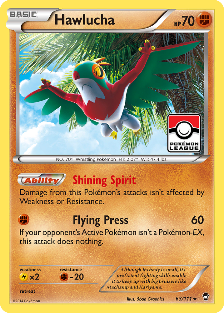 Hawlucha (63/111) [XY: Furious Fists] Pokémon