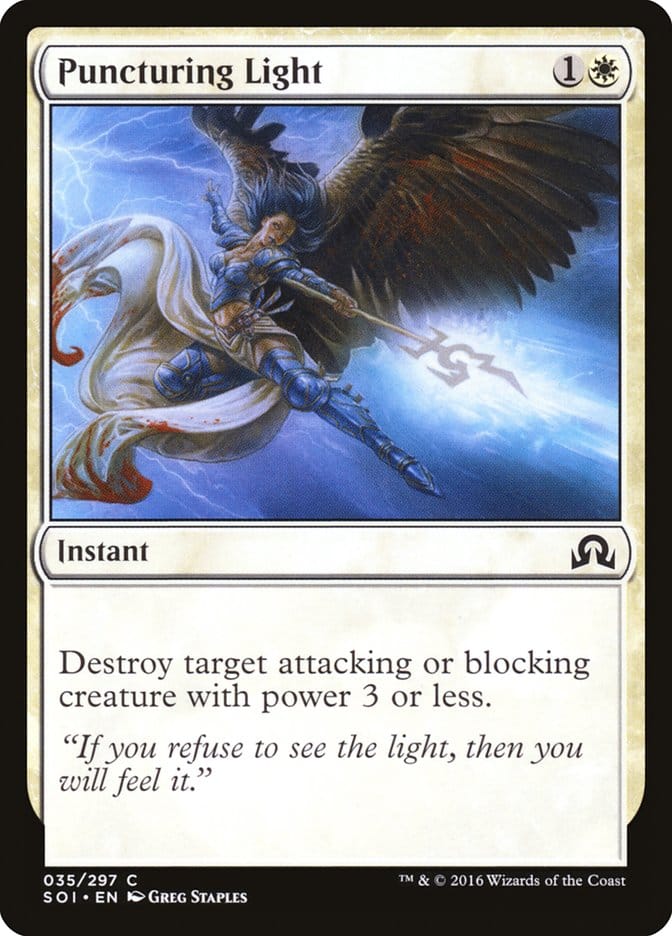 Puncturing Light [Shadows over Innistrad] Magic: The Gathering