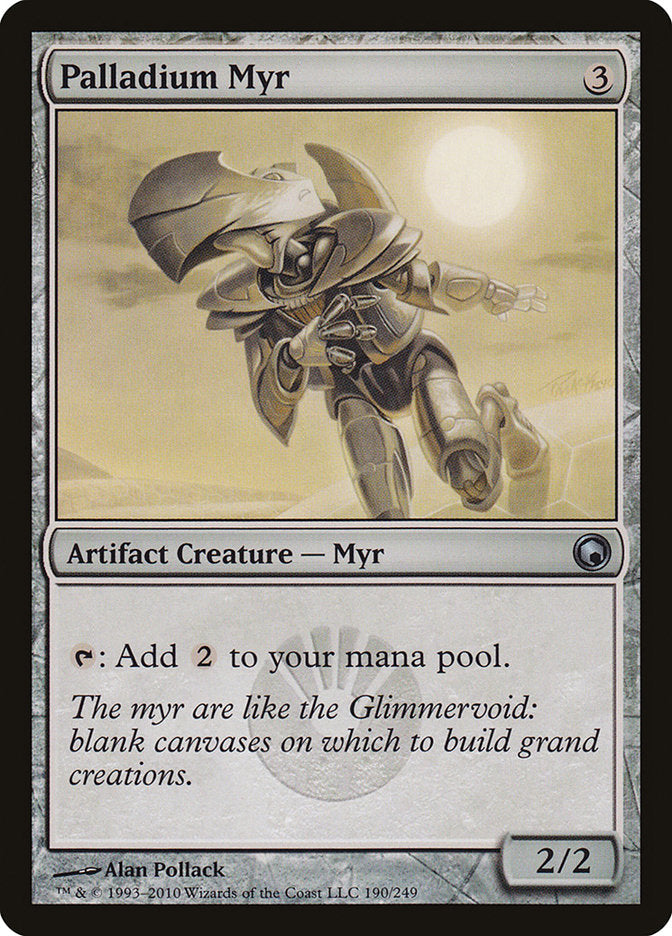 Palladium Myr [Scars of Mirrodin] Magic: The Gathering