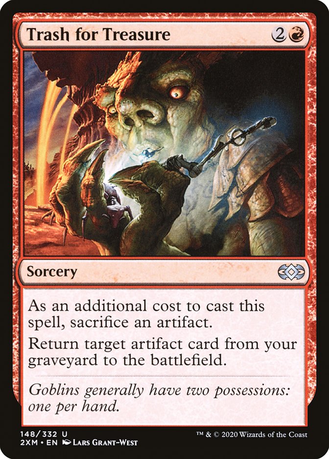 Trash for Treasure [Double Masters] Magic: The Gathering