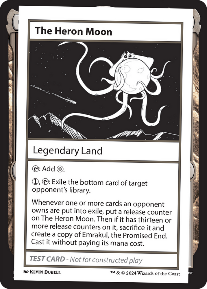 The Heron Moon [Mystery Booster 2 Playtest Cards] Magic: The Gathering