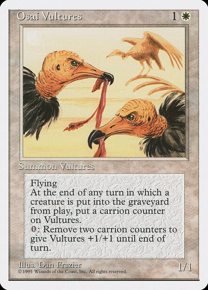 Osai Vultures [Fourth Edition] Magic: The Gathering