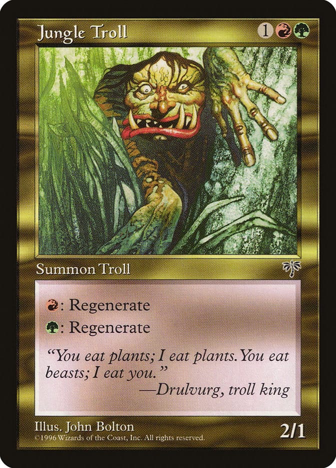 Jungle Troll [Mirage] Magic: The Gathering