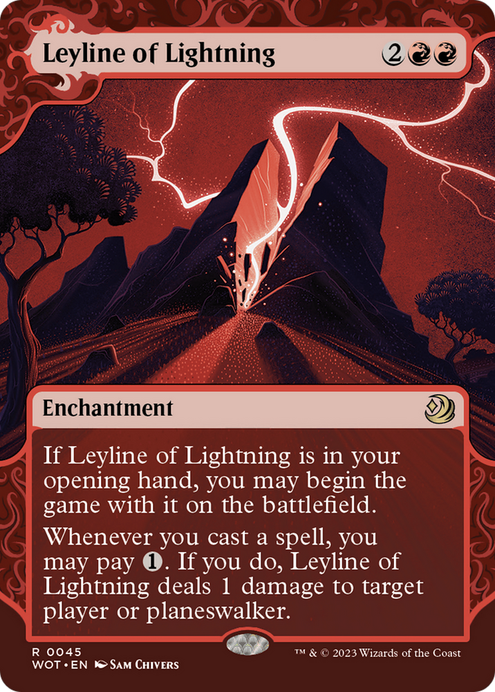 Leyline of Lightning [Wilds of Eldraine: Enchanting Tales] Magic: The Gathering