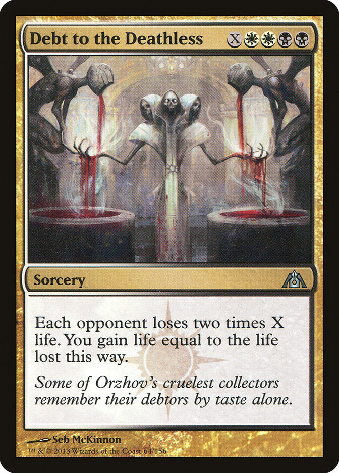 Debt to the Deathless [Dragon's Maze] Magic: The Gathering