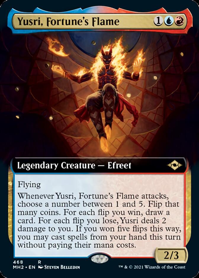 Yusri, Fortune's Flame (Extended Art) [Modern Horizons 2] Magic: The Gathering