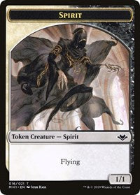 Spirit // Golem Double-Sided Token [Modern Horizons Tokens] Magic: The Gathering