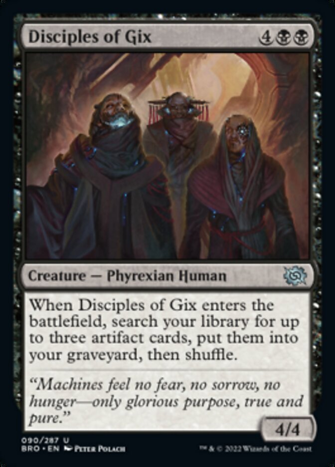Disciples of Gix [The Brothers' War] Magic: The Gathering