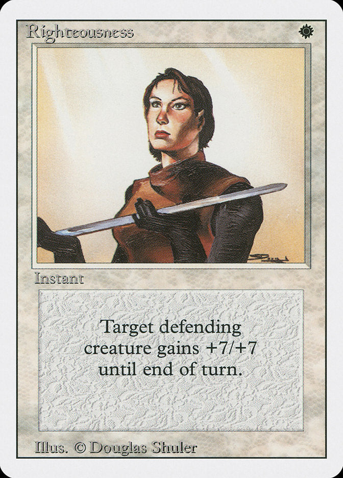 Righteousness [Revised Edition] Magic: The Gathering
