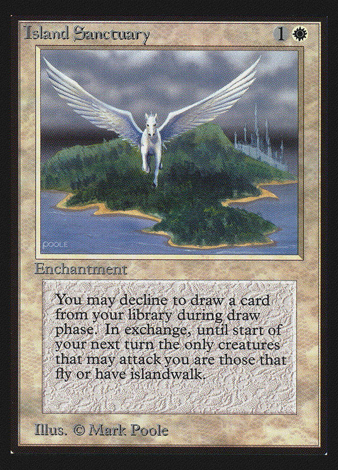 Island Sanctuary [International Collectors' Edition] Magic: The Gathering
