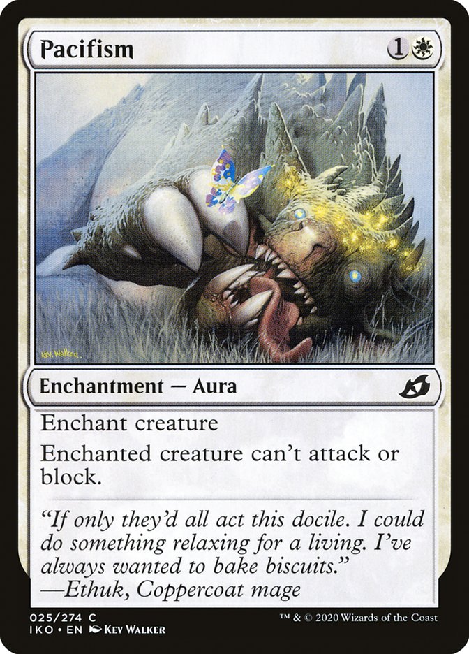 Pacifism [Ikoria: Lair of Behemoths] Magic: The Gathering
