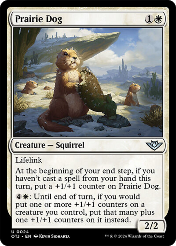 Prairie Dog [Outlaws of Thunder Junction] Magic: The Gathering
