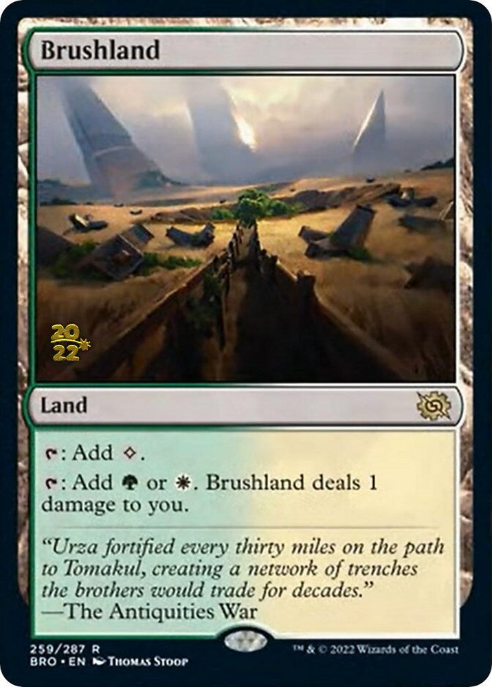 Brushland [The Brothers' War Prerelease Promos] Magic: The Gathering