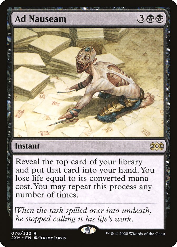 Ad Nauseam [Double Masters] Magic: The Gathering