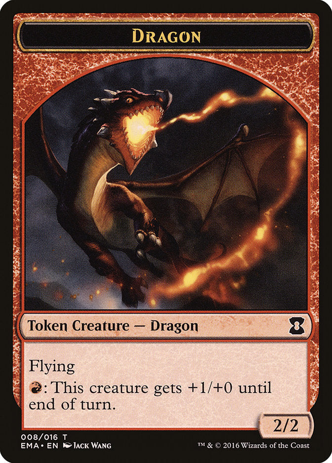 Dragon Token [Eternal Masters Tokens] Magic: The Gathering