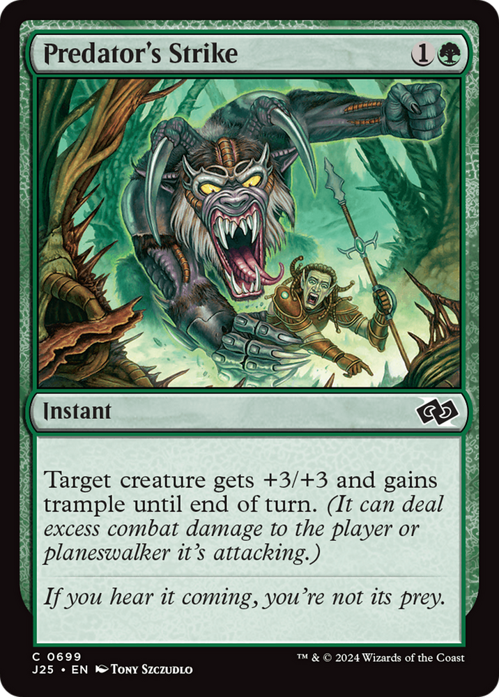 Predator's Strike [Foundations Jumpstart] Magic: The Gathering