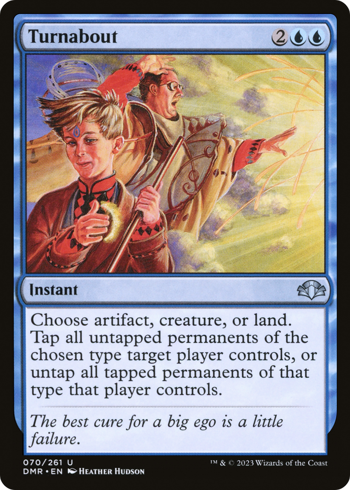 Turnabout [Dominaria Remastered] Magic: The Gathering