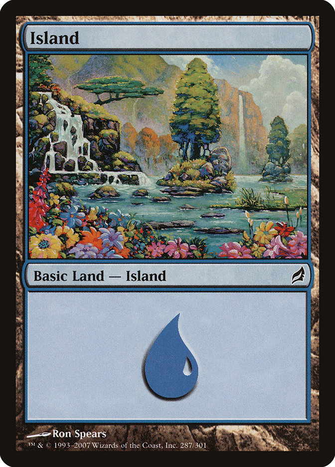 Island (287) [Lorwyn] Magic: The Gathering
