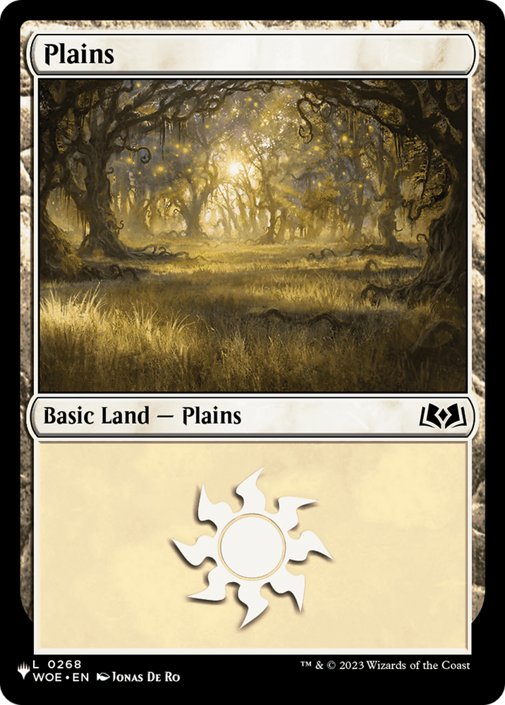 Plains (0268) (WOE) [The List] Magic: The Gathering