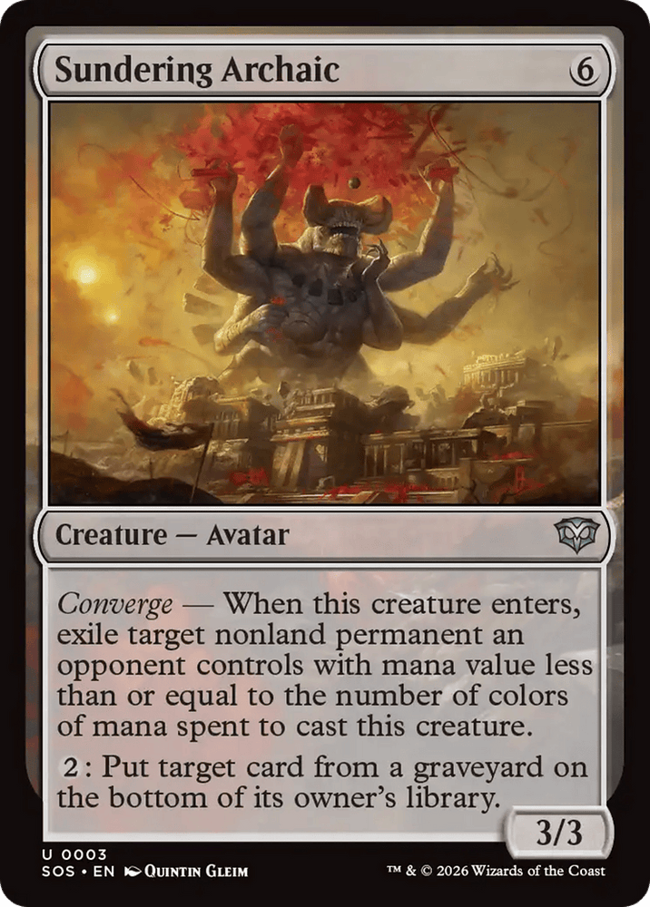 Sundering Archaic [Secrets of Strixhaven]